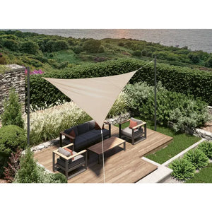 Слънцезащитно платно Hesperide Curacao Solar, Триъгълно, Пшеница