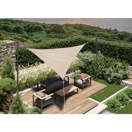 Слънцезащитно платно Hesperide Curacao Solar, Триъгълно, Пшеница