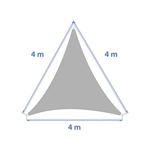 Слънцезащитно платно Hesperide Curacao Solar, Триъгълно, Пшеница