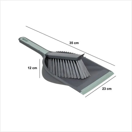 Лопатка и четка 5five Easy Clean, Сива, Пластмаса