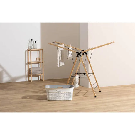 Сушилник за дрехи 5five Black Bamboo Bridge, Бамбук Черен, 13 m