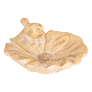 Декоративна фигура atmosphera Birdy, Магнезий, Бежов, 38 cm