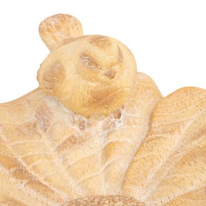 Декоративна фигура atmosphera Birdy, Магнезий, Бежов, 38 cm