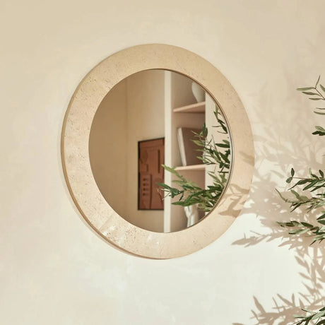 Огледало atmosphera Anaya, Смола, Ø78 cm