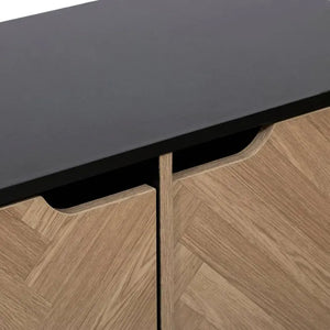 Рафт 5five Mix'n Door Chevrons, 6 отделения, Черен