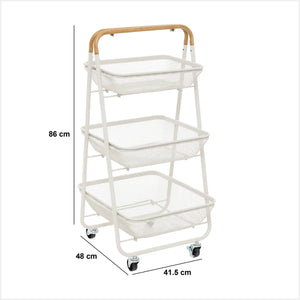 Кухненска количка 5five Mayaj, Метал, 3 нива