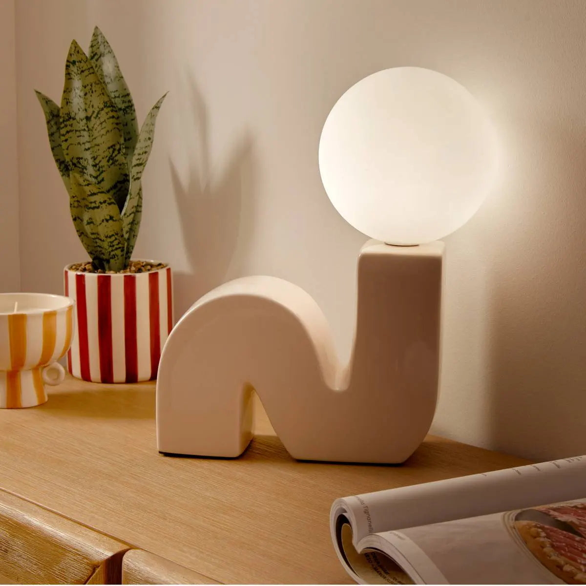 Настолна лампа atmosphera Sibil, 36 cm