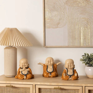 Декоративна фигура atmosphera Buddha, Смола, 16 cm