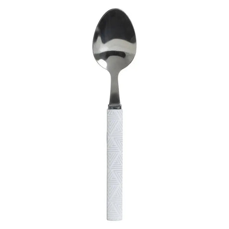 Комплект прибори Secret de Gourmet Géo, Бял, Със стойка, 24 части