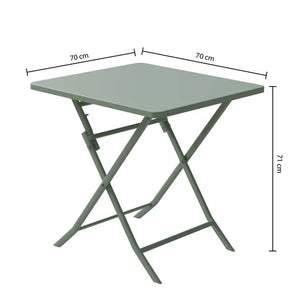Градинска квадратна маса Hesperide Greensboro,70x70x71 cm