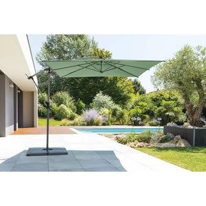Градински чадър със странична стойка Hesperide Manoa, 2.5x2.5 m