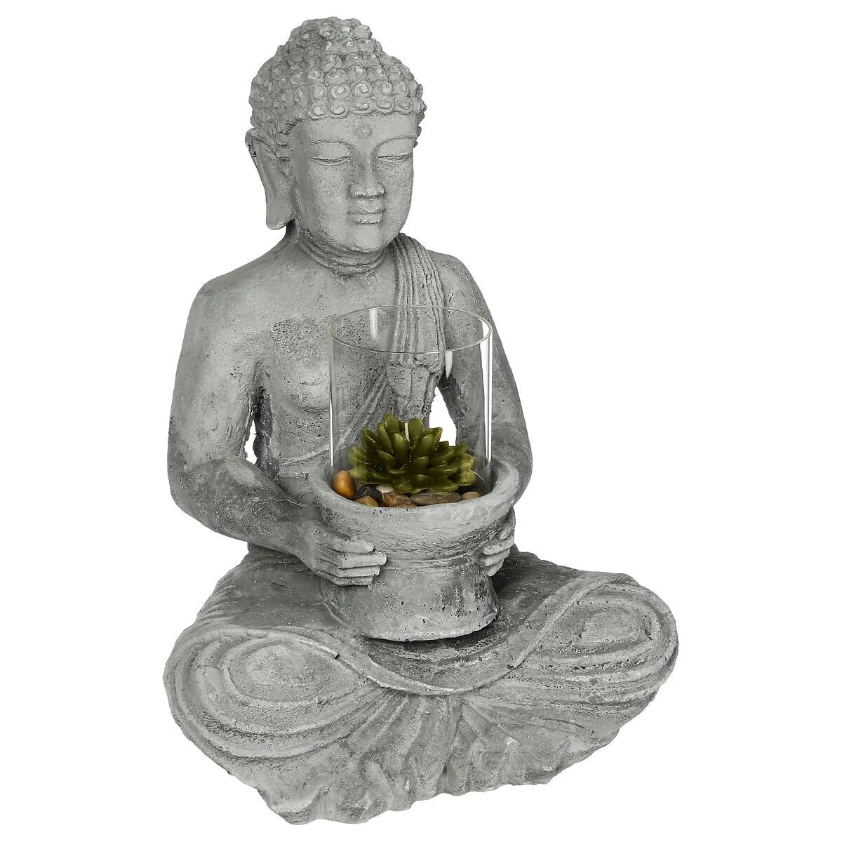 Figură decorativă Atmosferă Ishaan, Beton, 40 cm