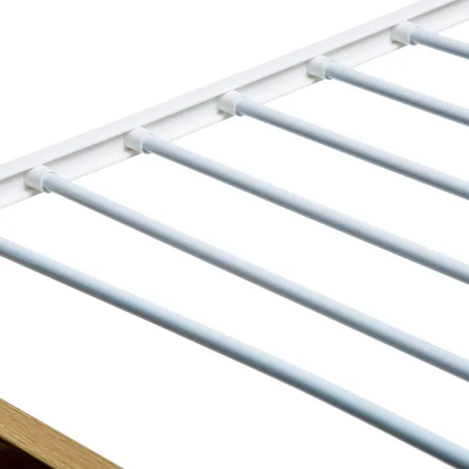 Сушилник за дрехи 5five Wood Effect с 4 колела, Метал Дървесен ефект, 27 m