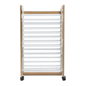 Сушилник за дрехи 5five Wood Effect с 4 колела, Метал Дървесен ефект, 27 m