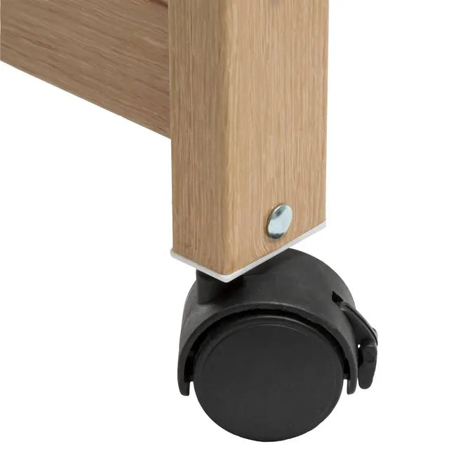 Сушилник за дрехи 5five Wood Effect с 4 колела, Метал Дървесен ефект, 27 m