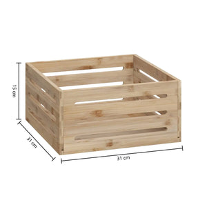 Кош за съхранение 5five, Бамбук, 31x15 cm