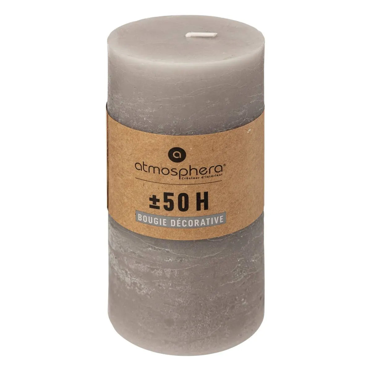 Свещ без аромат atmosphera Olia, Кръгла, 7x14 cm