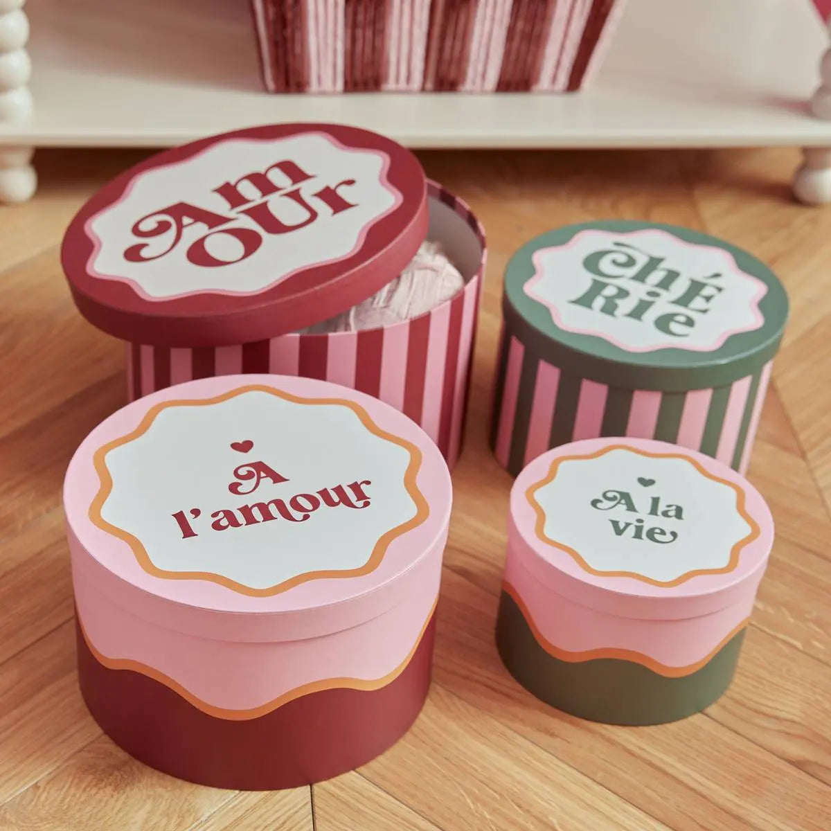 Кутия за съхранение atmosphera Cheri, 4 бр