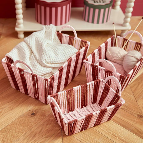 Кошница atmosphera Cheri, Червен, 3 бр