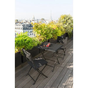 Градинска квадратна маса Hesperide Azua, Графит