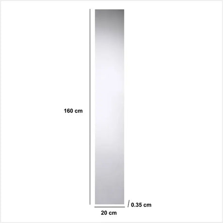 Огледало за баня 5five Dolly, Правоъгълно, 20x1600 cm