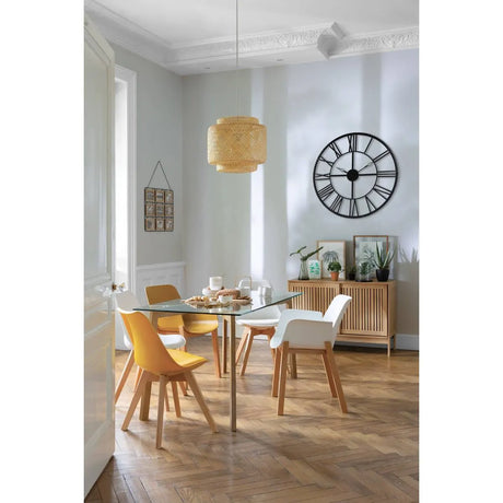 Стенен часовник atmosphera Andras, Винтидж, Ø69 см, Черен метал