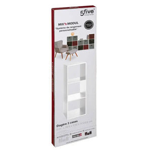 Рафт 5five Mix'n Modul, 3 отделения, MDF, 35x32x101 cm