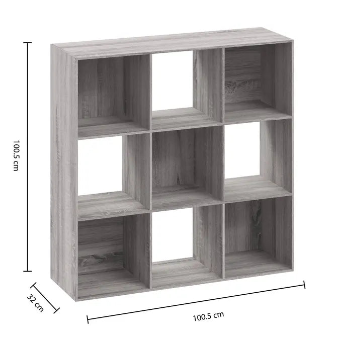 Рафт 5five Mix'n Modul, 9 отделения, MDF, 101x32x101 cm