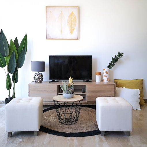 Помощна маса atmosphera Kumi, Метал, 38 cm