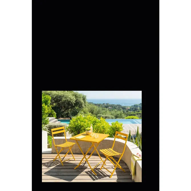 Градинска квадратна маса Hesperide Greensboro, Жълт