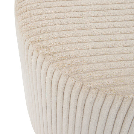 Пуф atmosphera Sylia, Рипсено кадифе, Ø38 cm