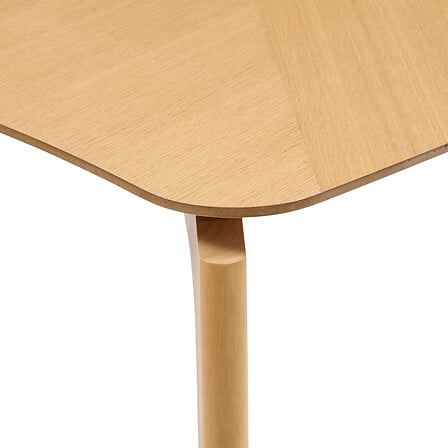 Трапезна маса atmosphera Ilona, Пясък, 180x90 cm, Хевея