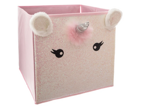 Детска кутия за съхранение atmosphera Unicorn, 29x29 см