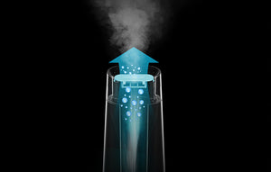 Ултразвуков овлажнител за въздух Deerma LD220, 25W, 4L, Дистанционно управление, Тихо работа, Бял