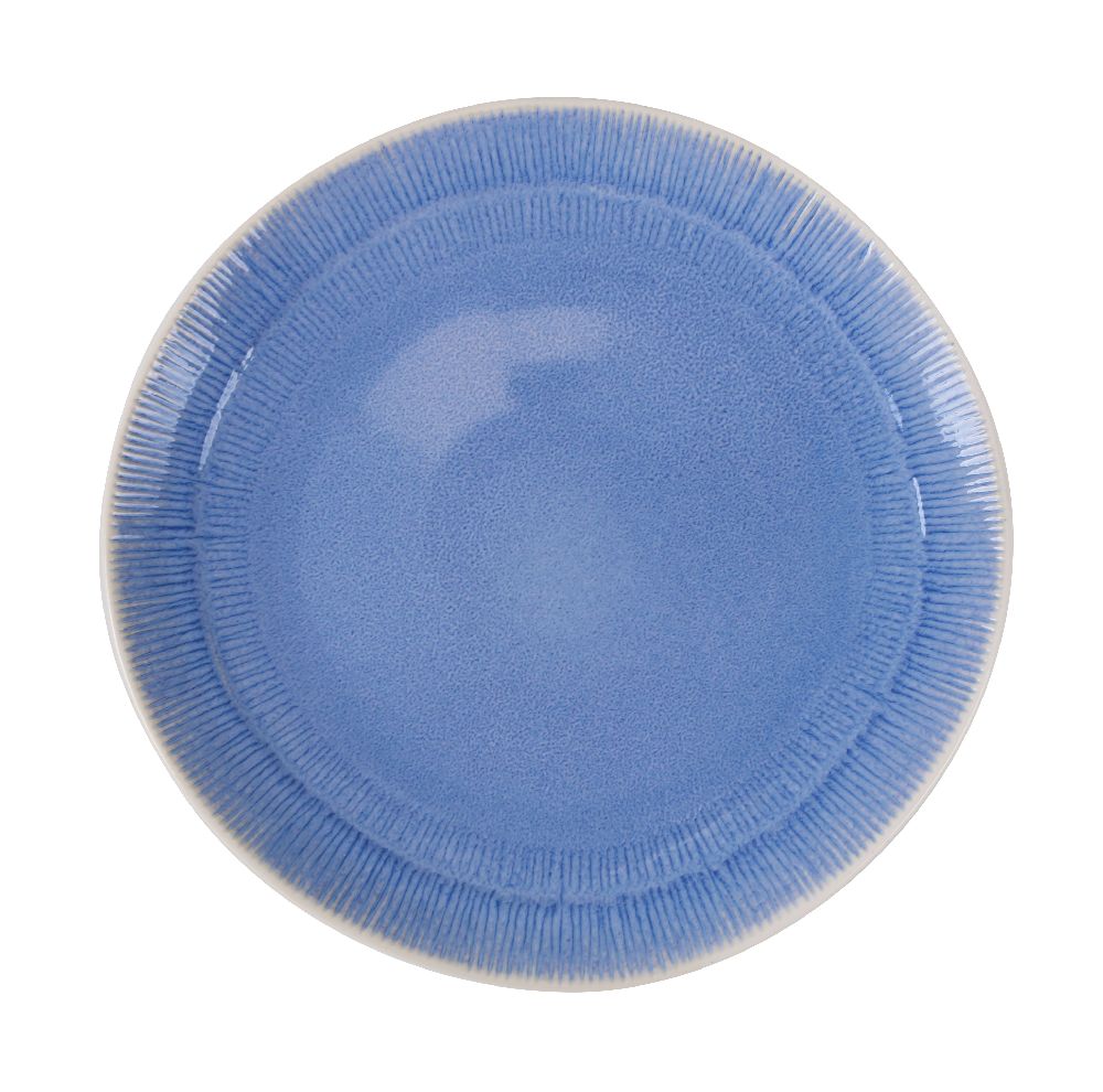 Farfurie principală LA MEDITERRANEA Calobra Blue, 26 cm, porțelan