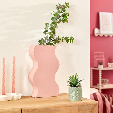 Ваза atmosphera Cheri, Метал, Розов, 35 cm