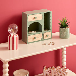 Кутия за бижута atmosphera Cheri, Дърво, Асорти, 26 cm