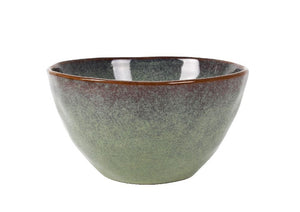 Bol adânc LA MEDITERRANEA Macarella Green, 15x8 cm, porțelan
