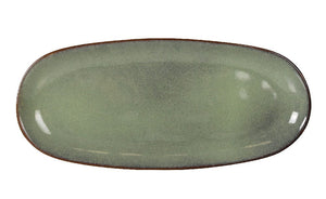 Плато овал LA MEDITERRANEA Macarella Green, Порцелан