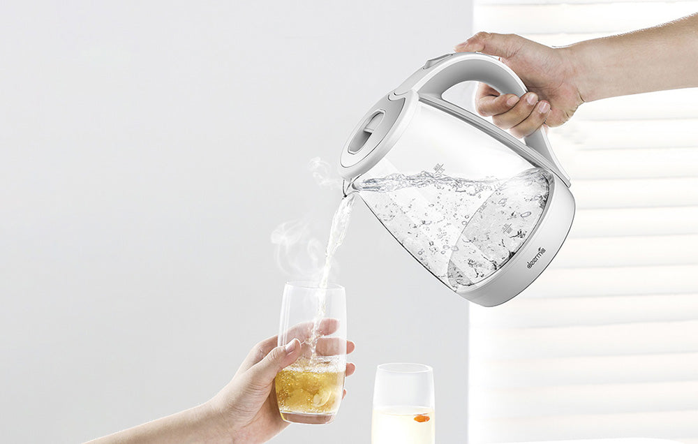 Електрическа кана Deerma SH30W, 2200W, 1.7 L, Бял