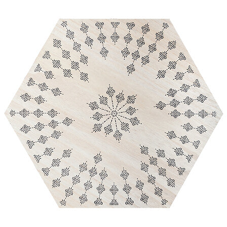 Помощна маса atmosphera Kumi, Метал, Етно дизайн, Осмоъгълна