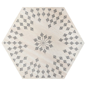 Помощна маса atmosphera Kumi, Метал, Етно дизайн, Осмоъгълна