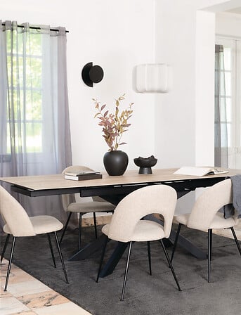 Разтегателна трапезна маса atmopshera Boot, 160/240x90 см