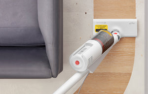 Прахосмукачка Deerma DX888, 600W, Сила на всмукване 15,000Pa, Контейнер 0.45 л, Модулен дизайн, Бял