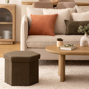 Пуф със съхранение atmosphera Jako, Букле, Сгъваем