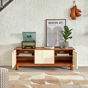 ТВ шкаф atmosphera Jilani, 2 врати и 1 чекмедже, 140x40x50 cm, MDF