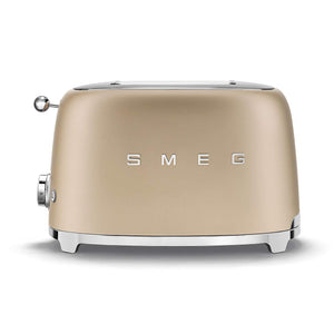 Тостер Smeg TSF01CHMEU, 950 W, 2 филии, Кремав