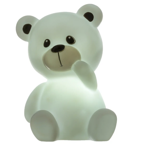 Детска нощна лампа atmosphera Teddy Bear, Включени батерии, 14 см