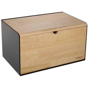 Кутия за хляб Klausberg, Метал, Бамбук, 36x22x20 cm