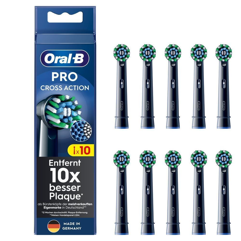 Накрайник за електрическа четка Oral-B Pro CrossAction 860465, 10 броя